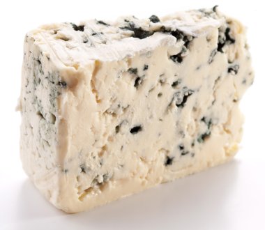 Piece of blue cheese. clipart