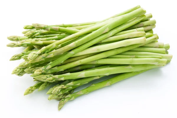 Sheaf of asparagus on a white background. — Stock Photo, Image