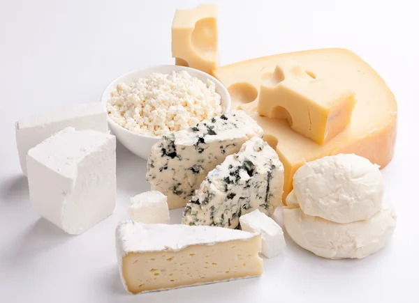 Varios tipos de quesos . —  Fotos de Stock