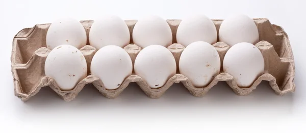 Fotografie z vajec balíček. — Stock fotografie