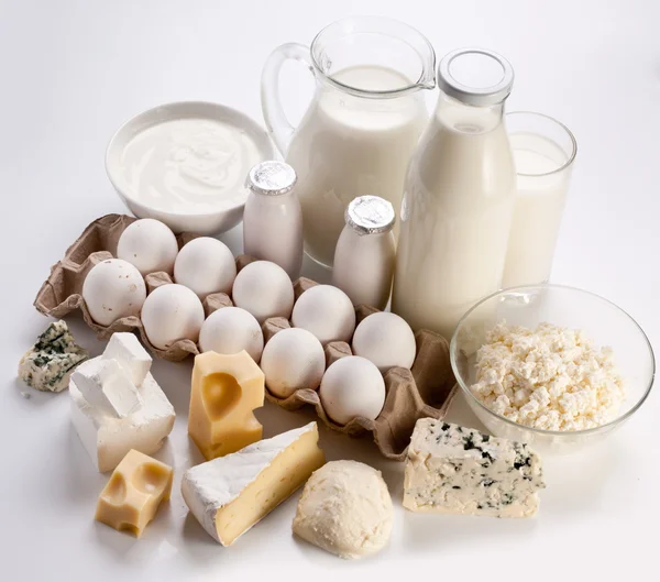 Foto bílkovinných produktů. — Stock fotografie