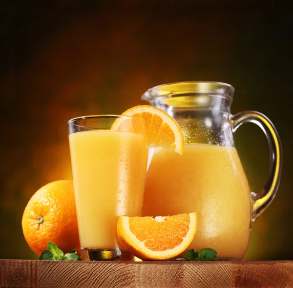 Pomerančový džus. — Stock fotografie