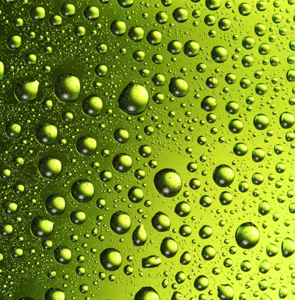 Texture water drops on the bottle of beer. — Stock Photo, Image