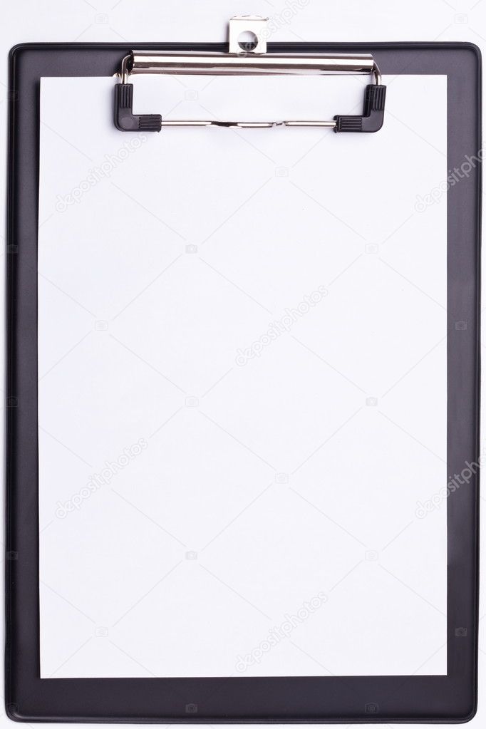 Large Business Clipboard Stock Photo - Download Image Now - Above, Black  Color, Blank - iStock