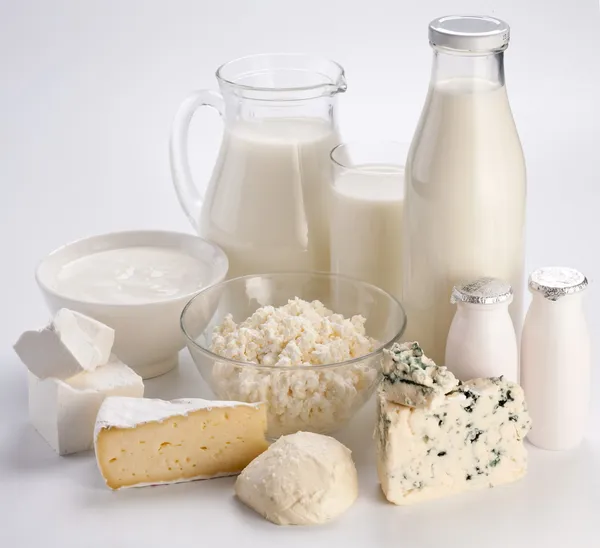 Fotografia produktów mlecznych. — Zdjęcie stockowe