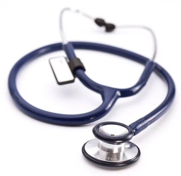 Medical stethoscope on a white background. — Stock Photo, Image