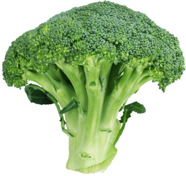 Image of cauliflower on white background. The file contains a pa clipart