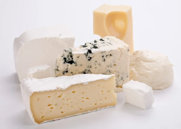 Erilaisia juustoja . — kuvapankkivalokuva
