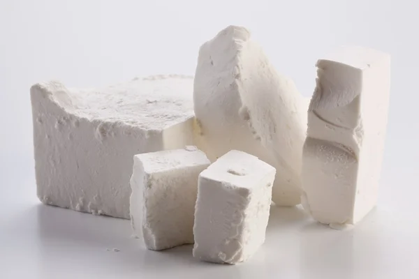 Stock image Pieces of feta cheese