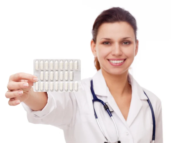 Orvos javasolja egy tabletta. — Stock Fotó