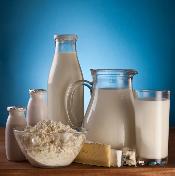 Foto von Milchprodukten. — Stockfoto