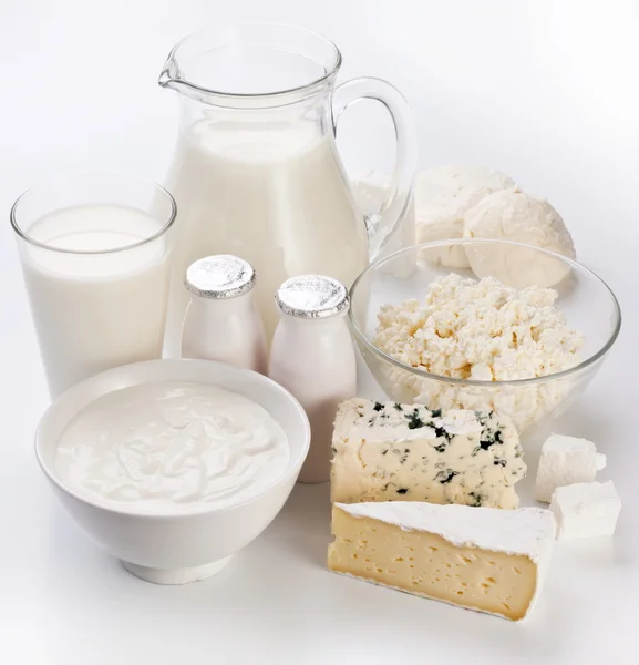 Foto von Milchprodukten. — Stockfoto