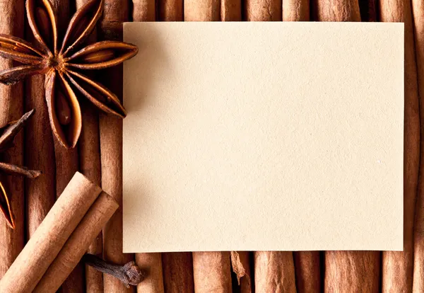 Imagen textura del papel en las especias de la cocina . — Foto de Stock