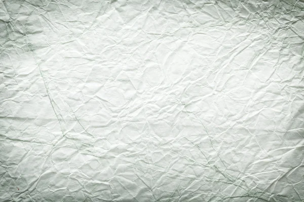 Textur bilden skrynklade vit - gröna papper. — Stockfoto