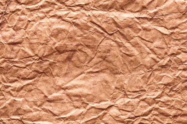 Afbeelding textuur van verfrommeld bruin papier. — Stockfoto