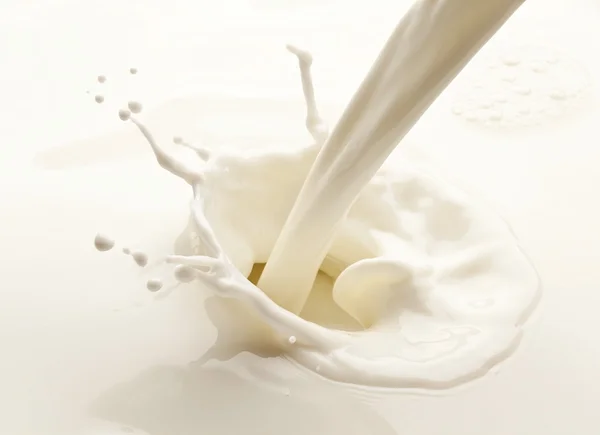 Šplouchnutí mléka — Stock fotografie