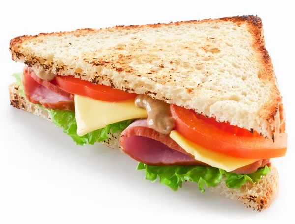 Sandwich med bacon — Stockfoto
