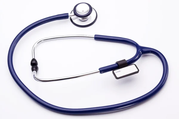 Medical stethoscope on a white background. Stock Picture