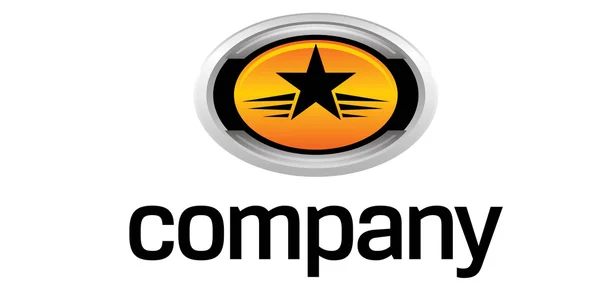 輸送会社のロゴ — ストックベクタ