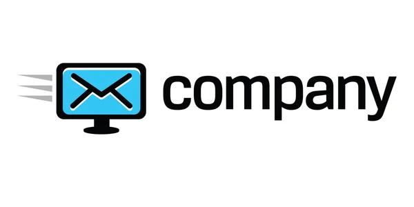 Logotipo Tecnologia Mensagens Digitais Para Indústria Internet — Vetor de Stock