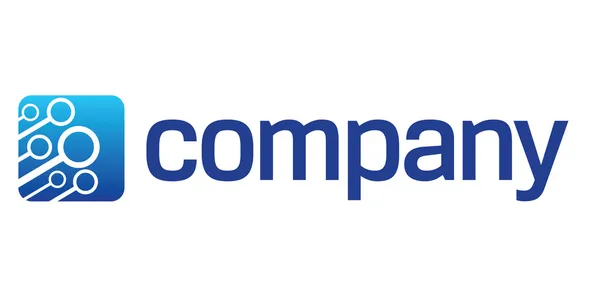 Logotipo da nuvem de conexão — Vetor de Stock