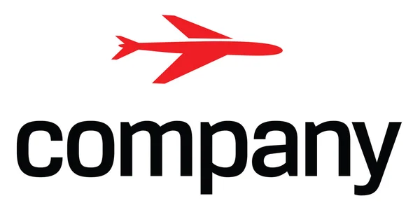 Vervoer door de lucht logo Stockvector
