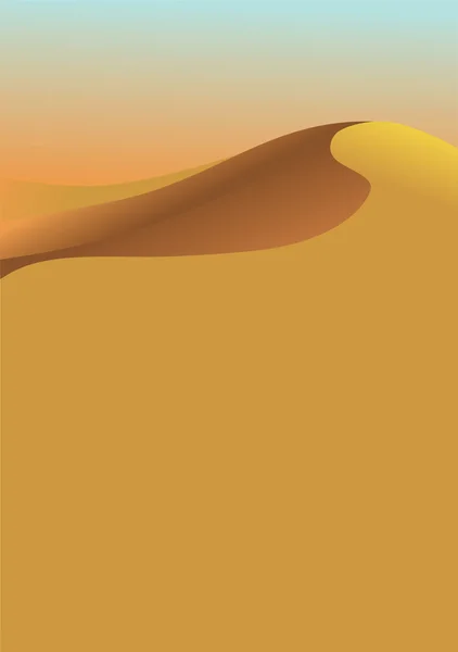 Saharaöknen — Stock vektor