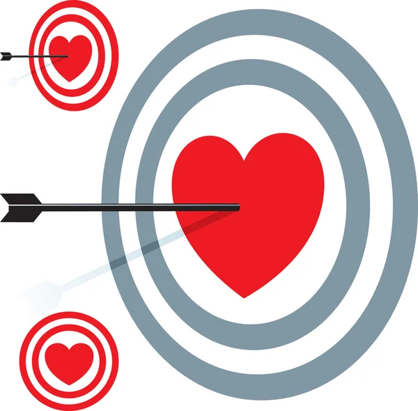 stock vector Target love