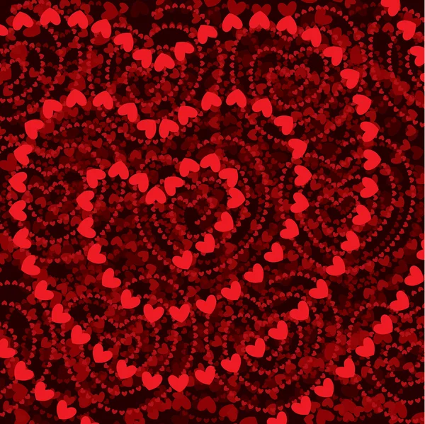 Formes de coeur fond — Image vectorielle