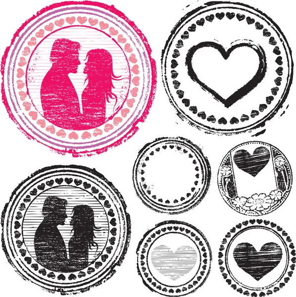 Stamp of Love — Stock Vector