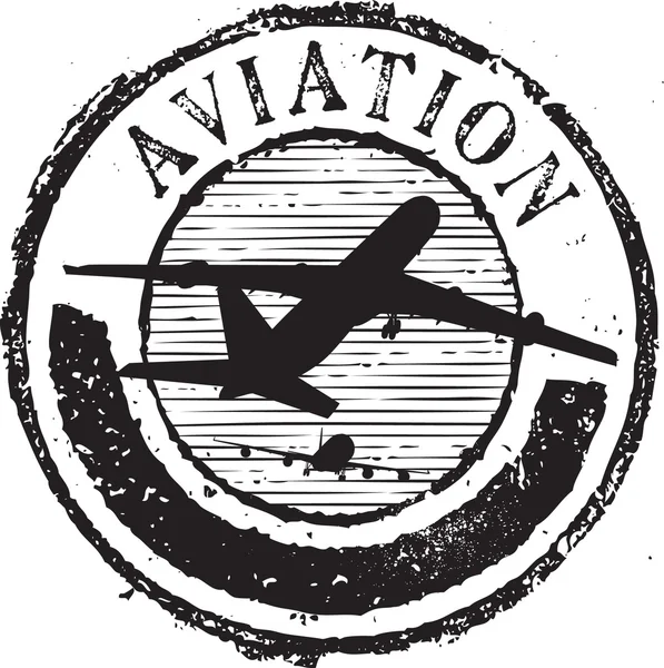 Timbre d'aviation — Image vectorielle