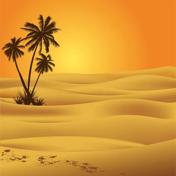 Sahara desierto — Archivo Imágenes Vectoriales