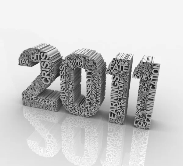 快乐新 2011 年年 — 图库照片