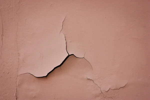 Трещины на стене — стоковое фото
