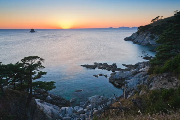 Isola al tramonto — Foto Stock