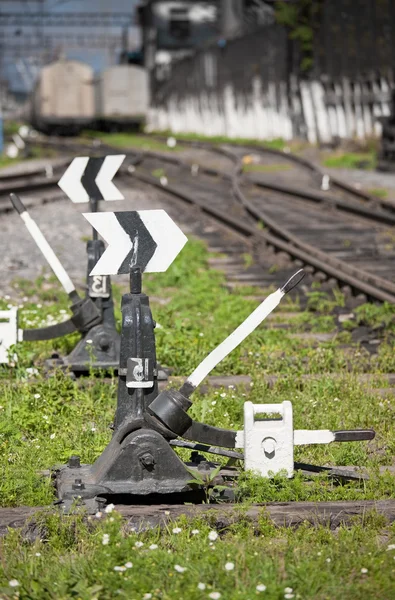Flechas ferroviarias — Foto de Stock