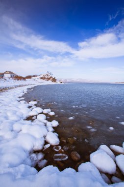 güzel Kış Doğa primorsky toprakları, vladivostok, Rusya