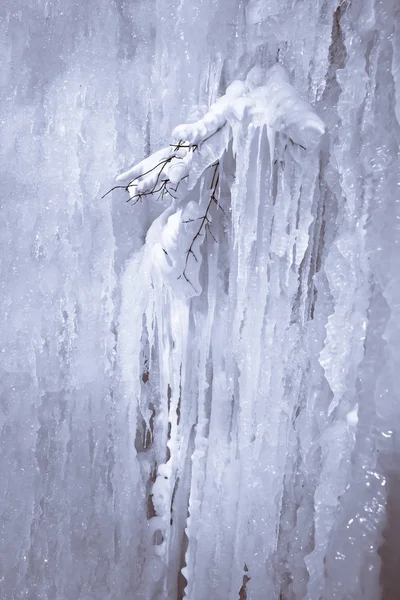 stock image Missed first trimester waterfall turned into icicles