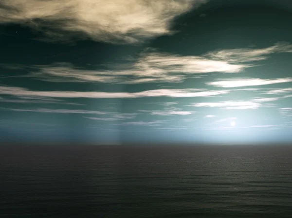 Moře při západu slunce Stock Fotografie