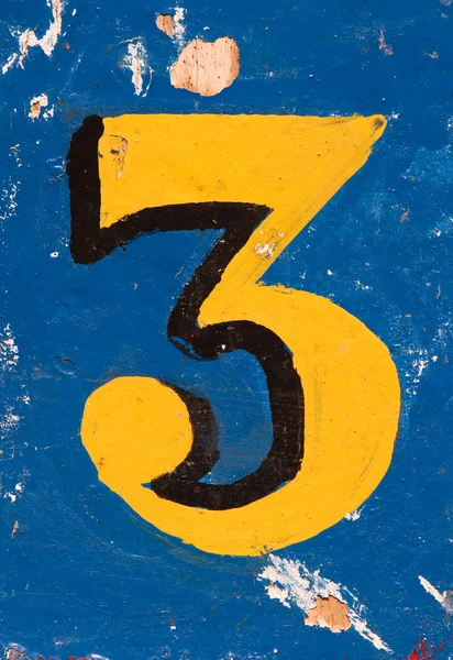 Numer 3 — Zdjęcie stockowe