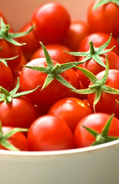 Свежесобранные помидоры из вишни Стоковое Фото