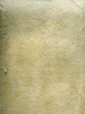 Old paper from cover of antique book as background in grunge style clipart