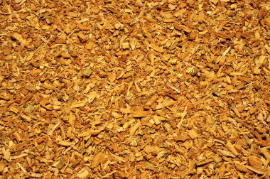 Shredded oak bark like texture or background clipart