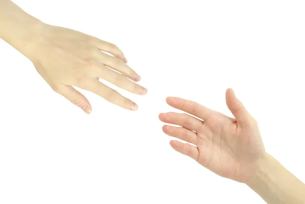 Zwei Hände — Stockfoto