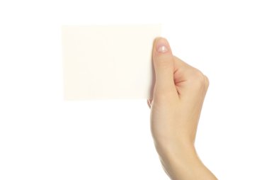 Elinde kart boşluklar