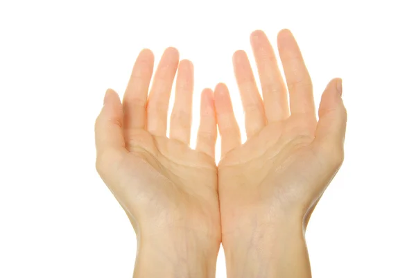 Puste ręce — Zdjęcie stockowe