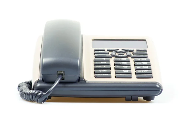 Telefon na biały — Zdjęcie stockowe