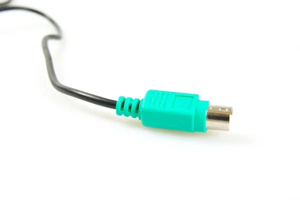 Cable en blanco — Foto de Stock