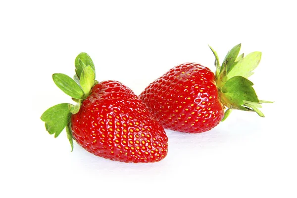 Strawberries Isolated White Background — Stock Photo, Image