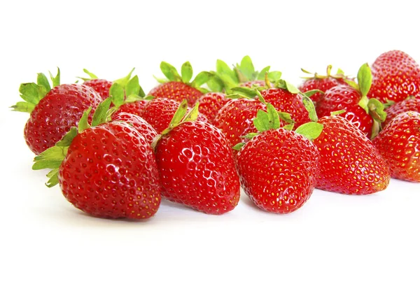 Strawberries Isolated White Background Royalty Free Stock Images